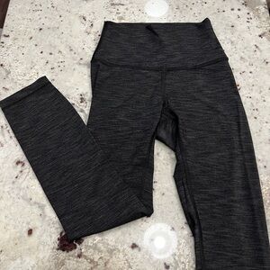Lululemon Heather Gray Crop Leggings